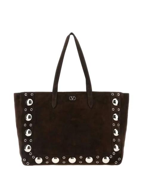 Nellcôte eyelet suede tote bag by VALENTINO