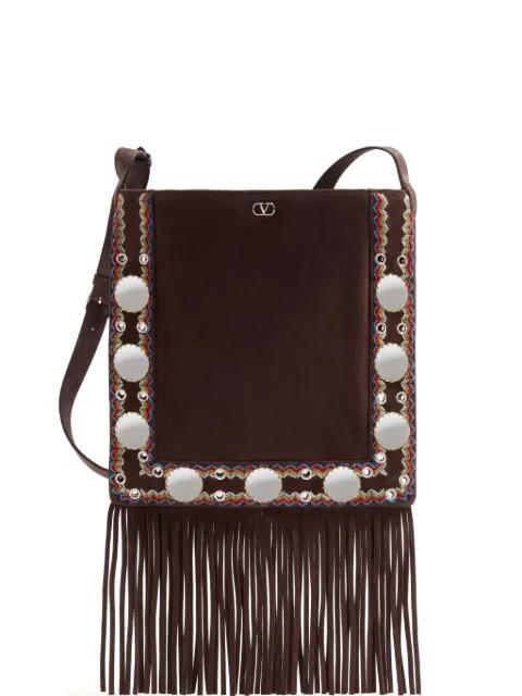 Nellcôte fringed cross body bag by VALENTINO