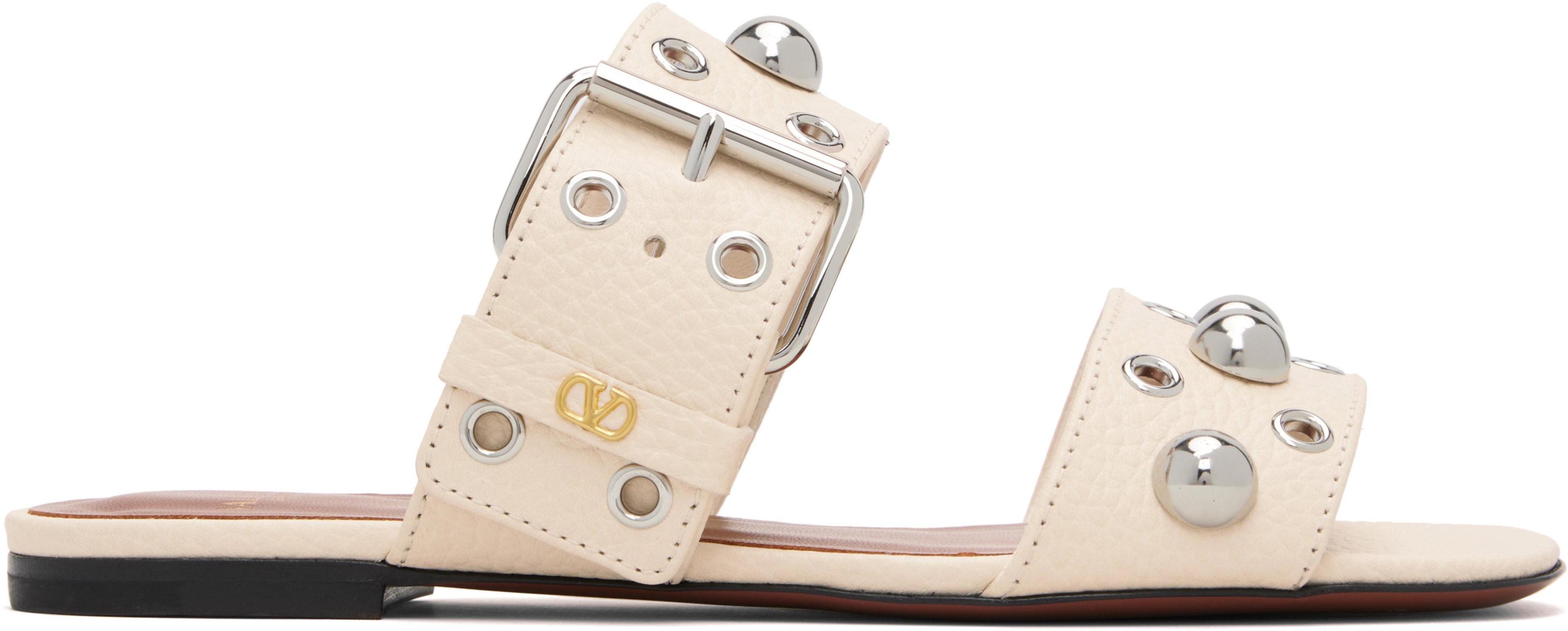Off-White Nellcôte Slide Sandals by VALENTINO