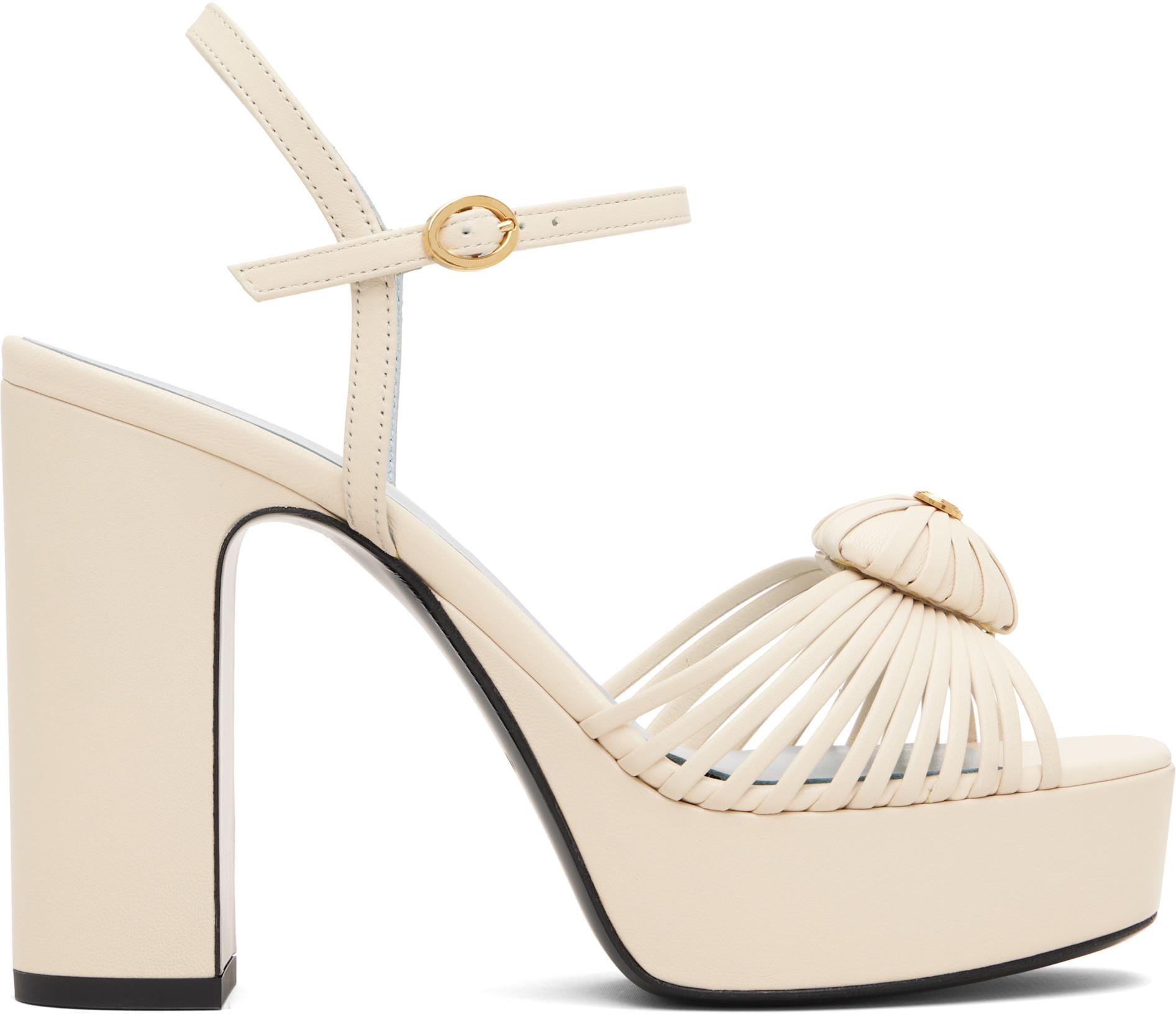 Off-White VLogo Signature Platform Sandals by VALENTINO