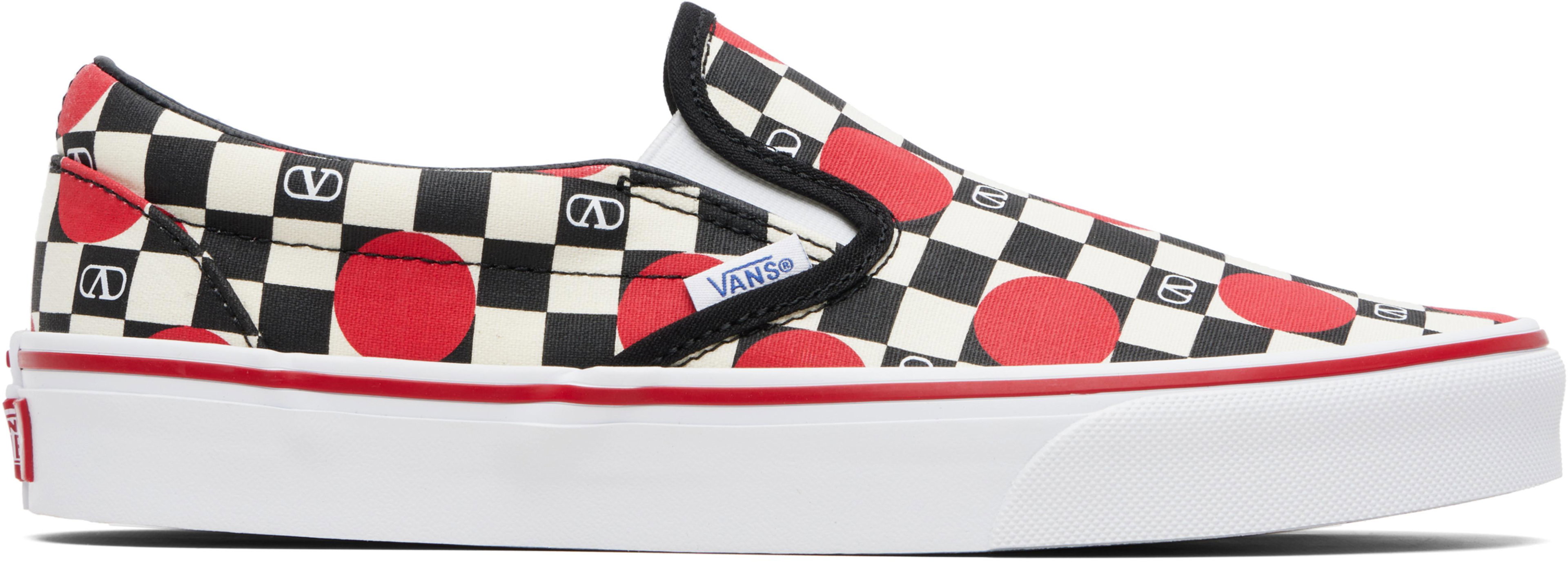 Off-White Vans Edition VLogo Checkerboard Print Slip-on Sneakers by VALENTINO