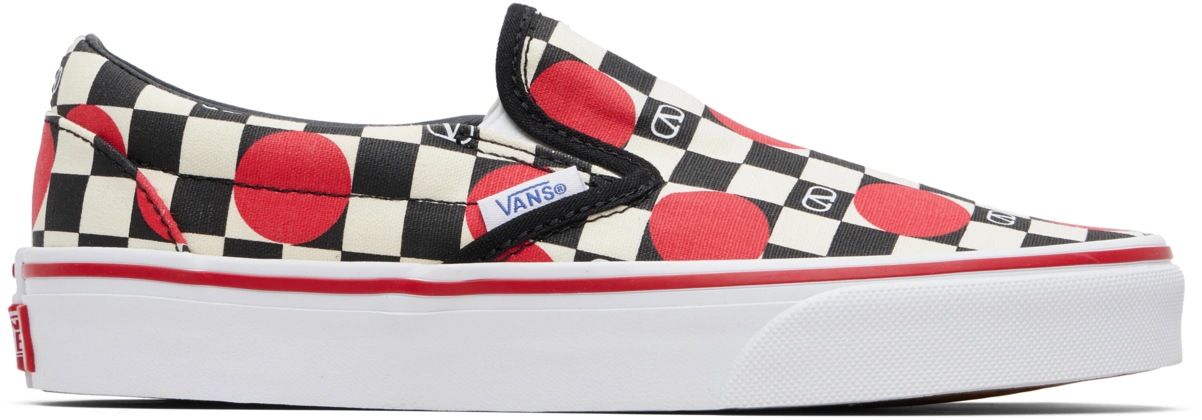 Off-White Vans Edition VLogo Checkerboard Print Slip-on Sneakers by VALENTINO