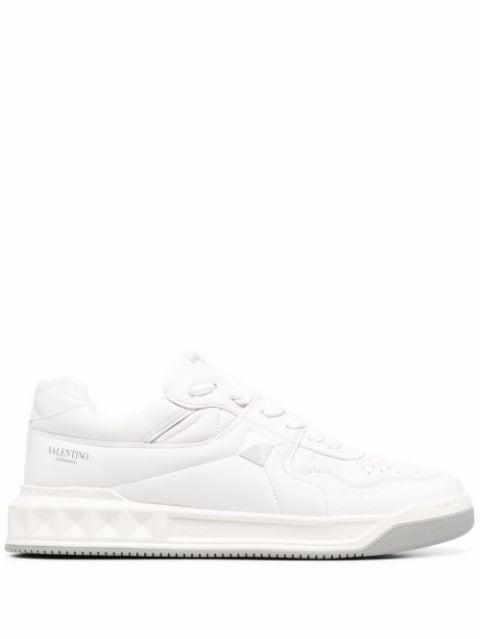 One Stud leather sneakers by VALENTINO