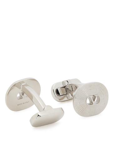 Ovalette VLogo cufflinks by VALENTINO