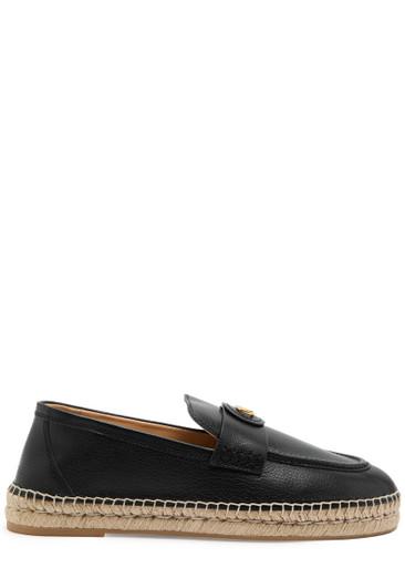 Palm Avenue leather espadrille loafers by VALENTINO