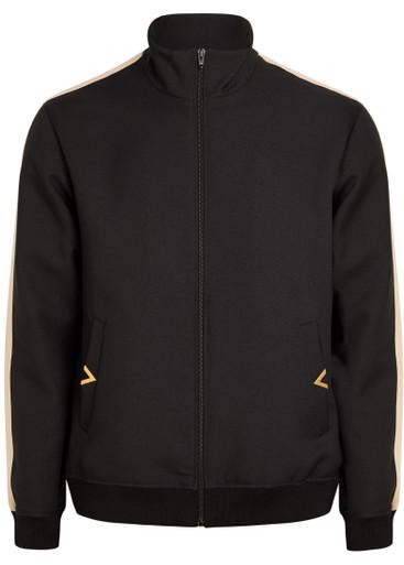 Panelled jersey-twill track jacket by VALENTINO