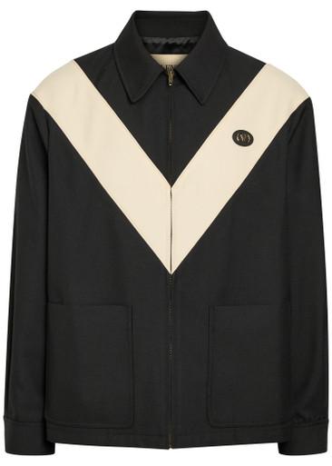 Panelled woven jacket by VALENTINO