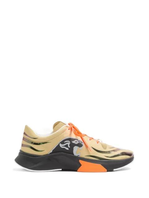 Panther Blaze  low-top sneakers in ripstop fabric by VALENTINO
