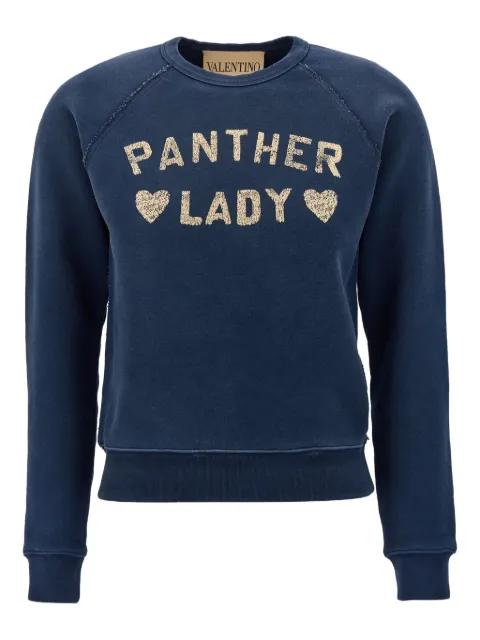 Panther Lady-print crew-neck sweatshirt by VALENTINO