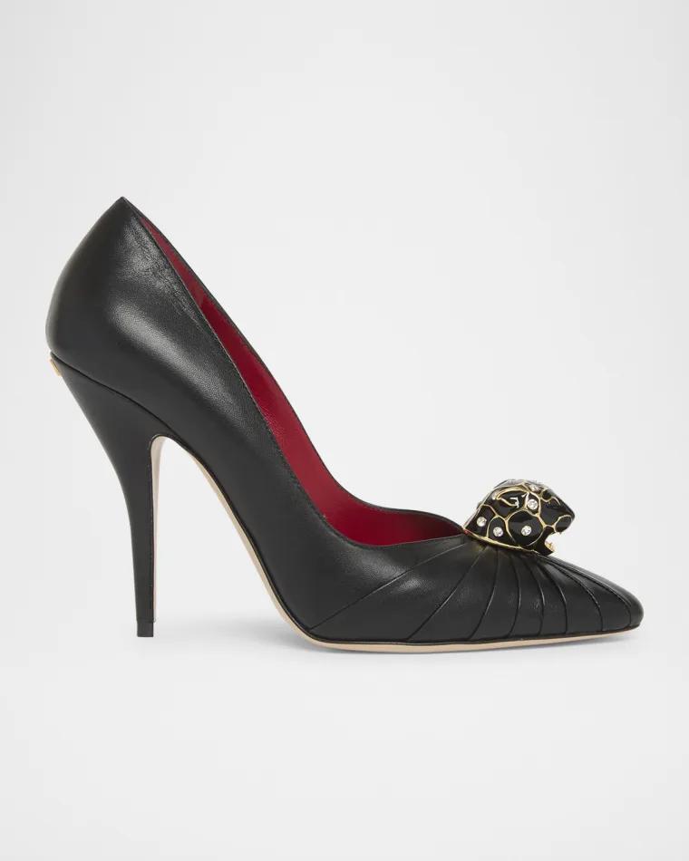 Pas de Chat Leather Pumps by VALENTINO