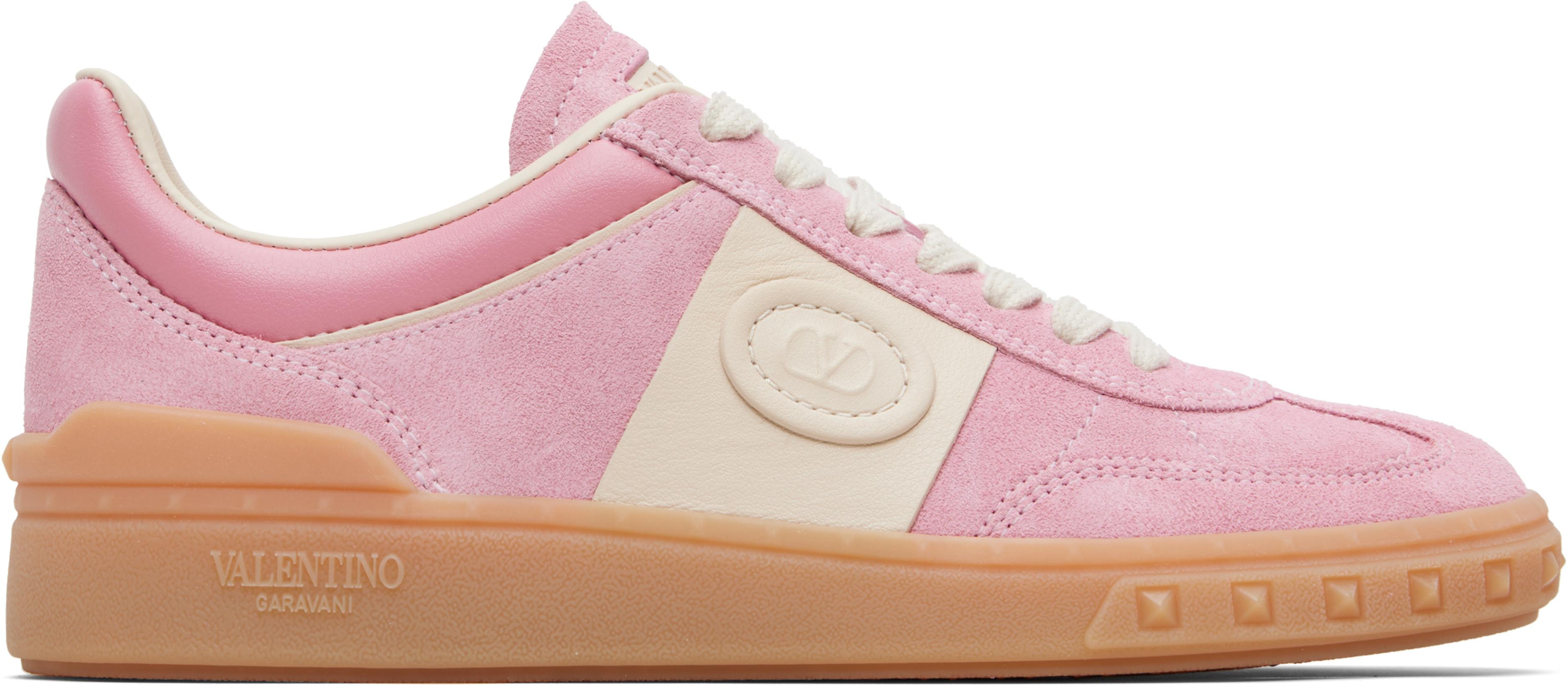 Pink Upvillage Crosta Sneakers by VALENTINO