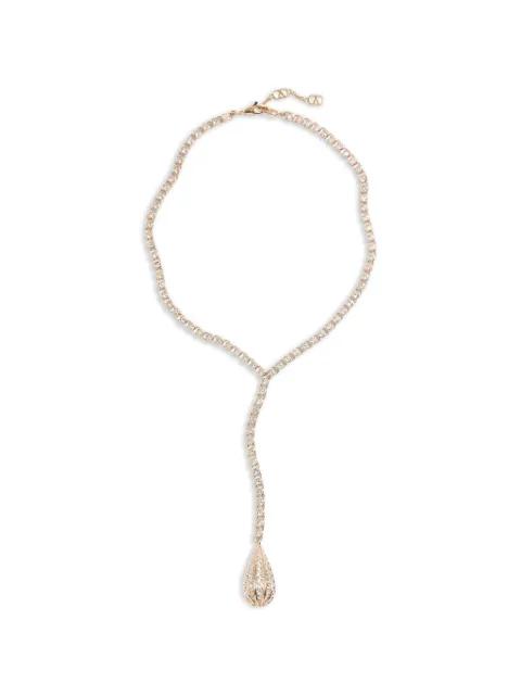 Poetiques des Gouttes metal and Swarovski® crystal necklace by VALENTINO