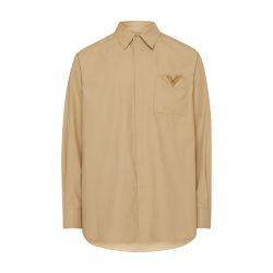 Poplin long-sleeved shirt by VALENTINO