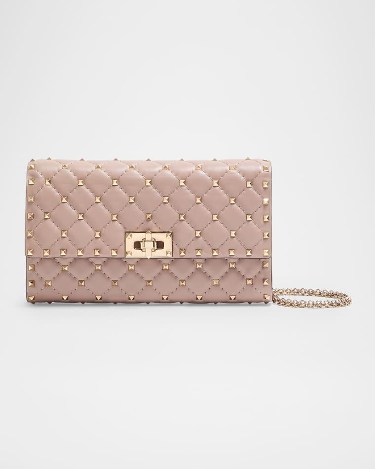 Quilted Rockstud Leather Crossbody Bag by VALENTINO
