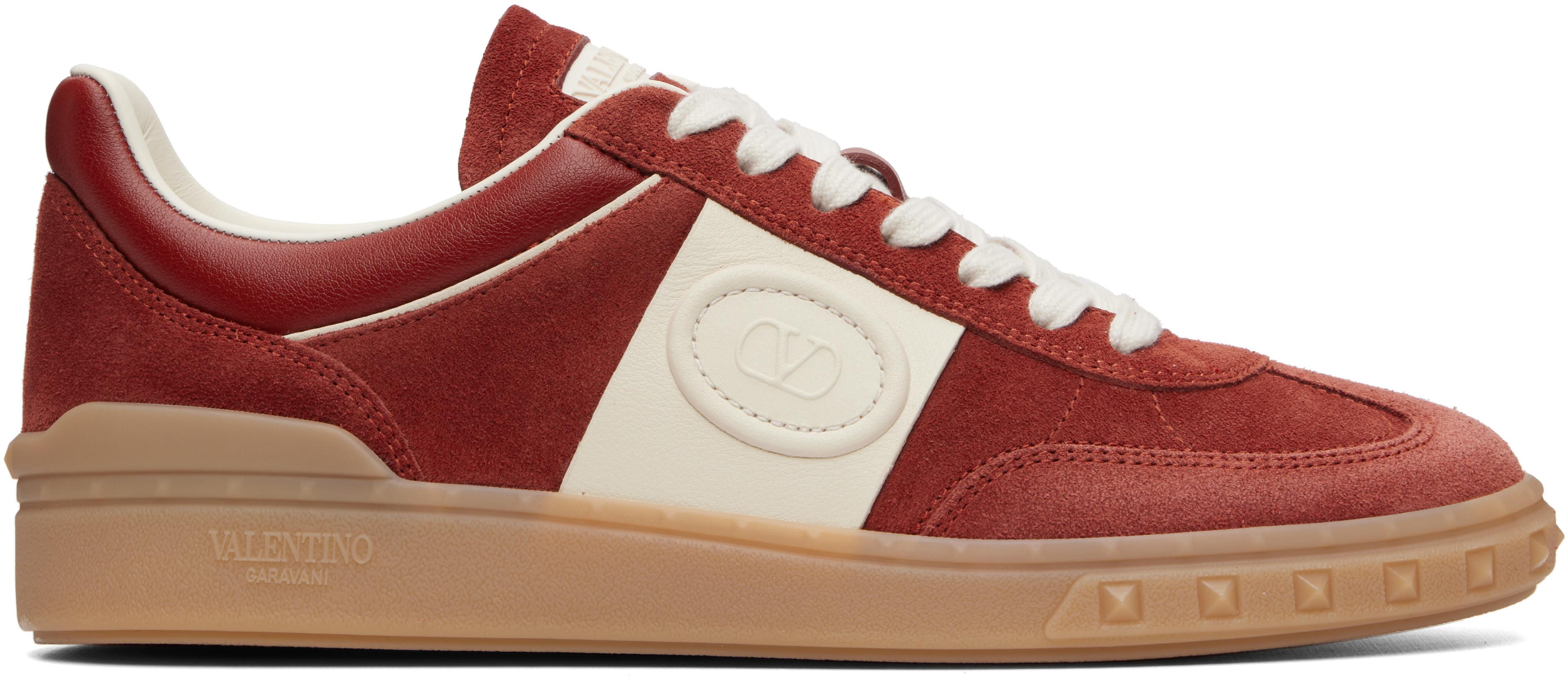 Red Upvillage Crosta Sneakers by VALENTINO