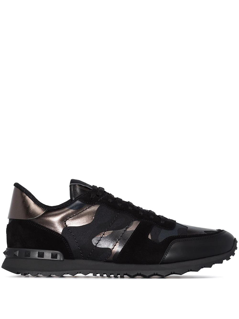 Rockrunner camouflage-print sneakers by VALENTINO