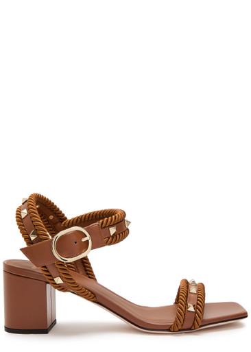 Rockstud 60 leather sandals by VALENTINO