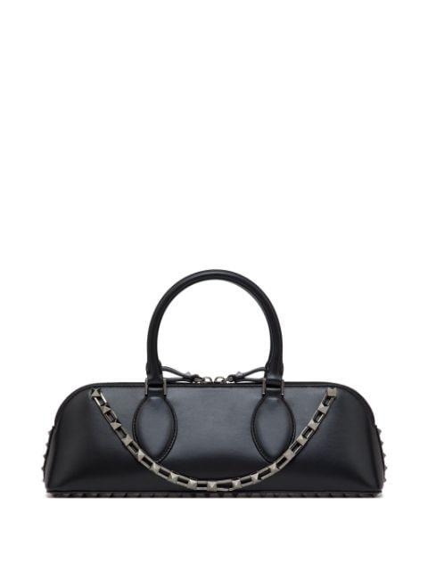 Rockstud E/W leather handbag by VALENTINO