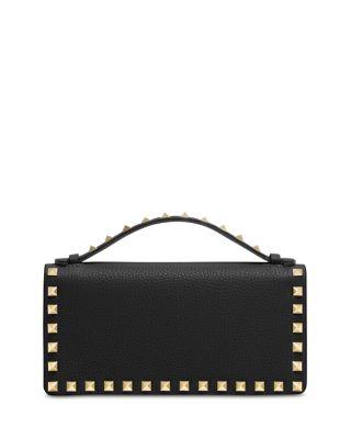 Rockstud Wallet With Chain by VALENTINO