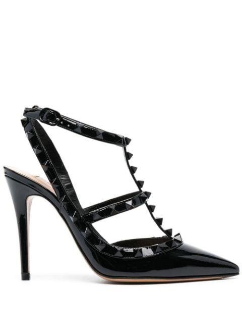 Rockstud-embellishment pointed-toe pumps by VALENTINO