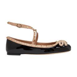 Rockstud flat ballets by VALENTINO