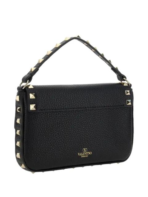 Rockstud grainy calfskin pouch by VALENTINO