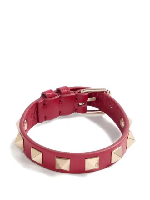 Rockstud leather bracelet by VALENTINO