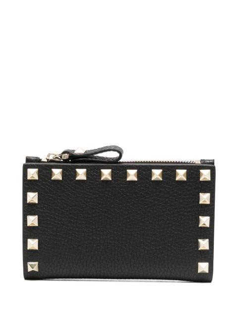 Rockstud leather wallet by VALENTINO