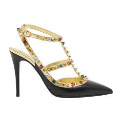 Rockstud pumps with strap by VALENTINO