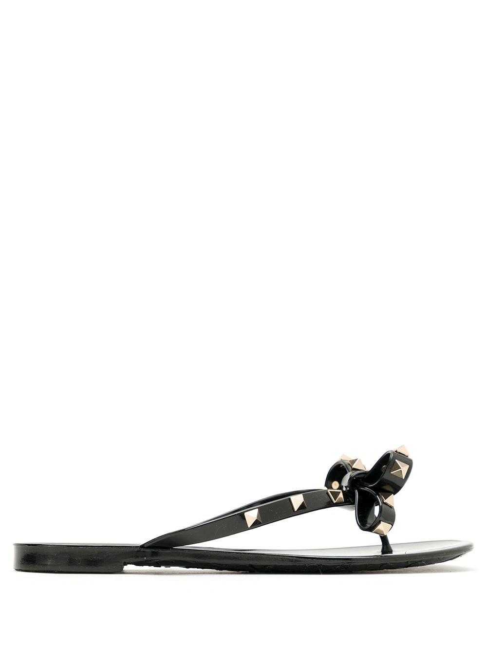 Rockstud rubber slipper by VALENTINO