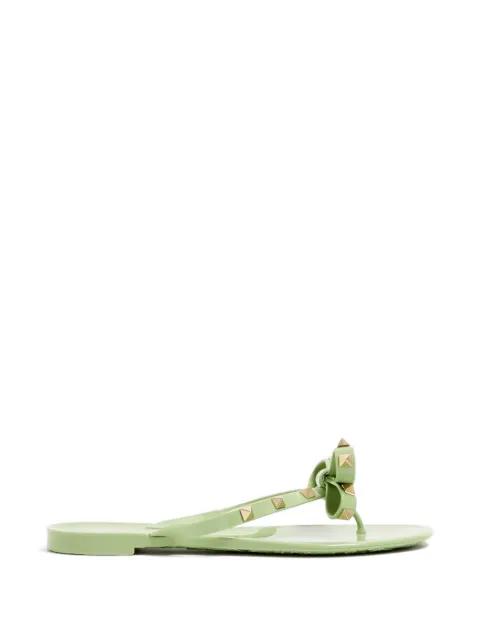 Rockstud rubber slippers by VALENTINO