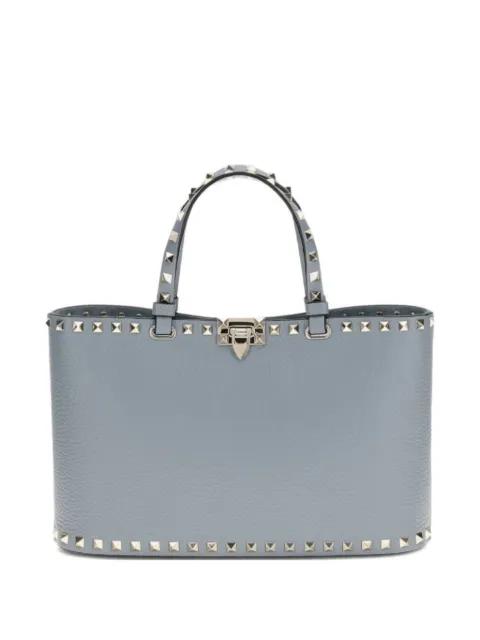 Rockstud small shopping bag in grainy calfskin by VALENTINO