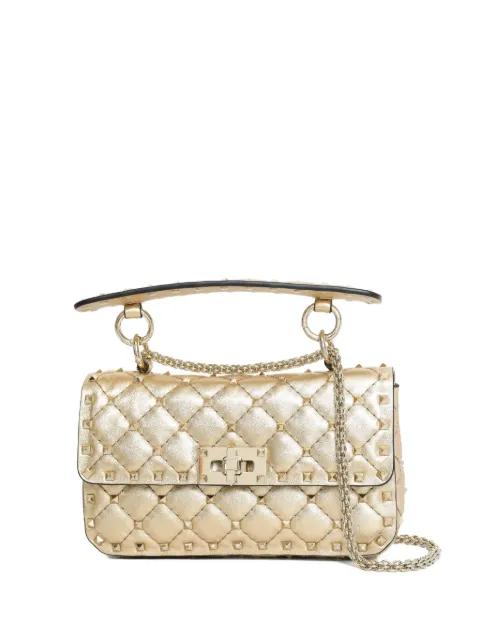 RockstudSpike small laminated nappa bag by VALENTINO