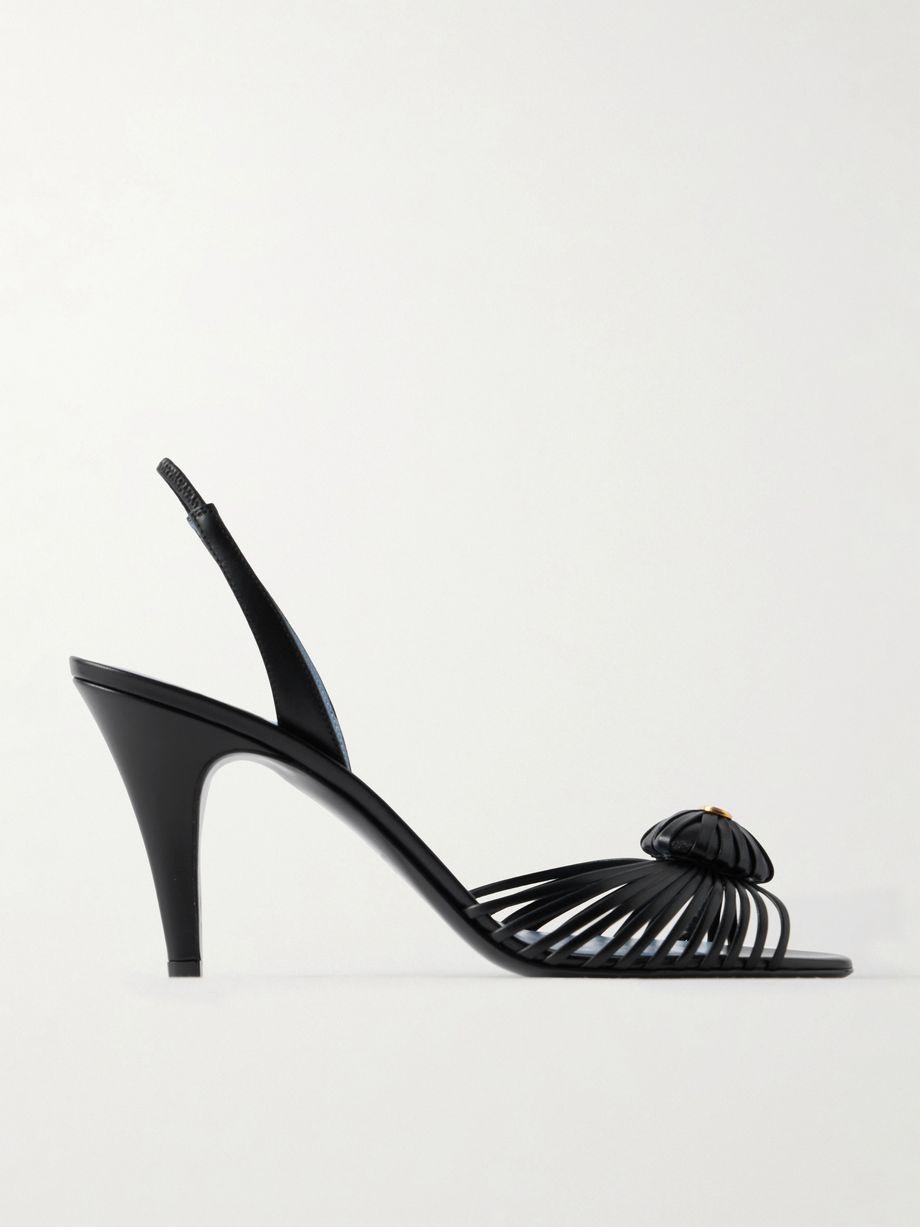 Royal 85 leather slingback sandals by VALENTINO