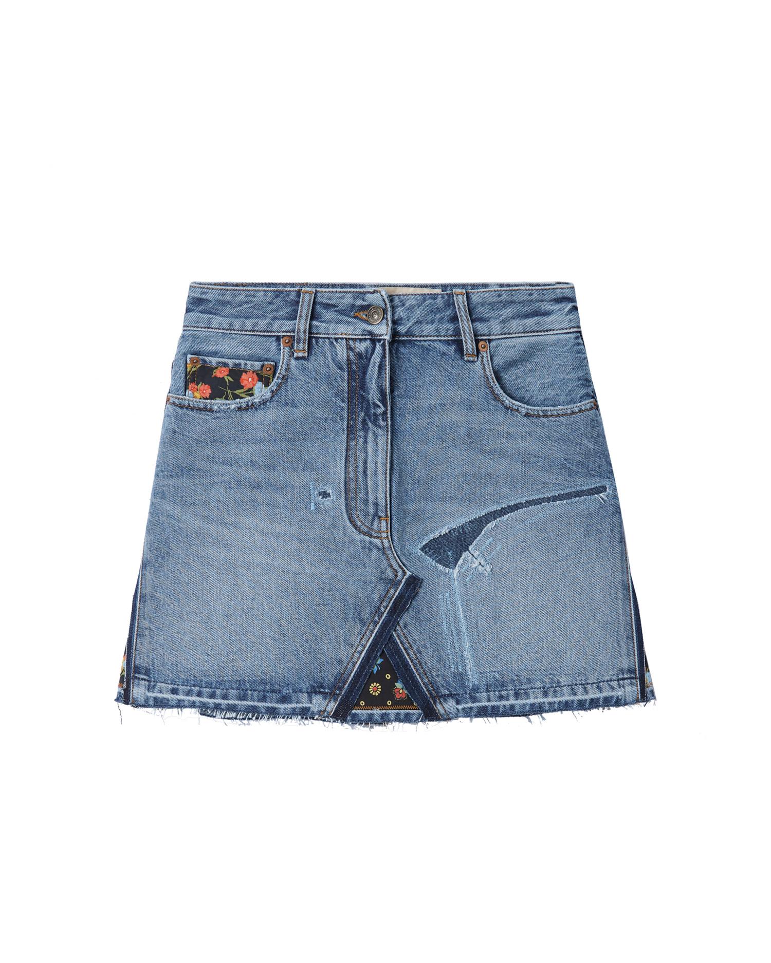 Short denim skirt by VALENTINO