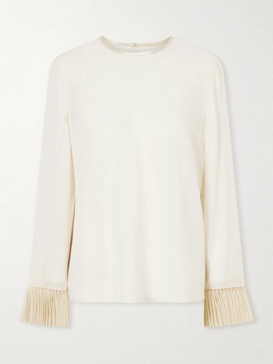 Silk crepe de chine blouse by VALENTINO