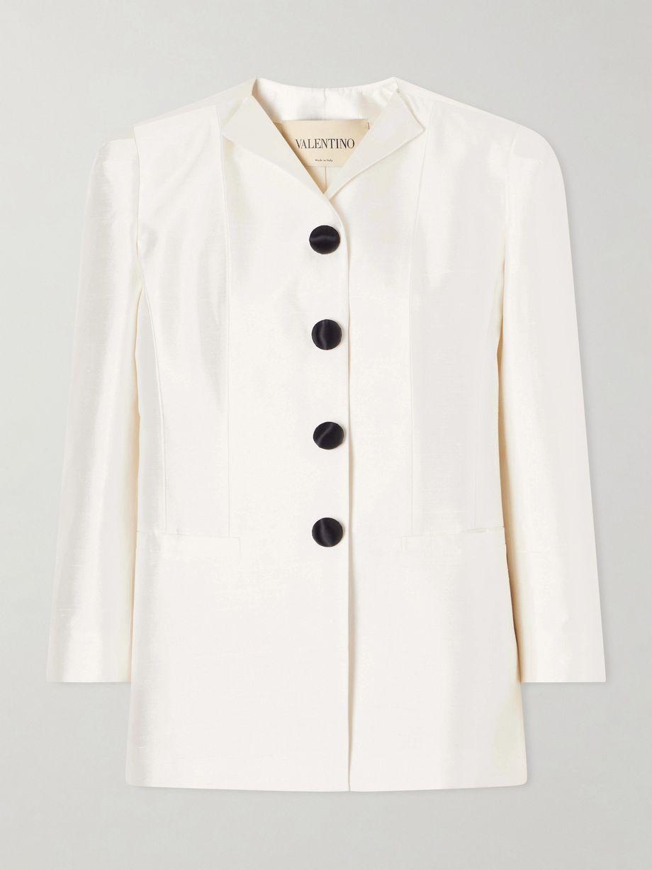 Silk-shantung blazer by VALENTINO