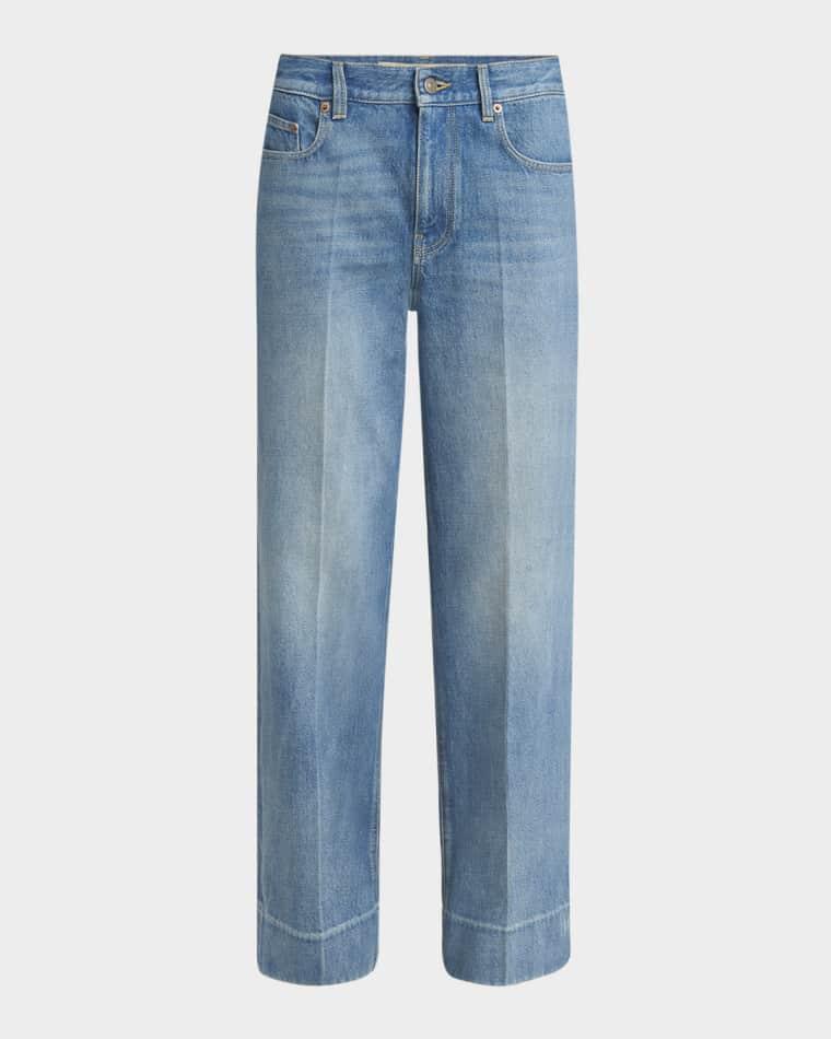 Straight Leg Denim Pants by VALENTINO