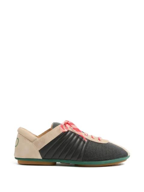 Strikie sneakers in perforated nappa and suede by VALENTINO