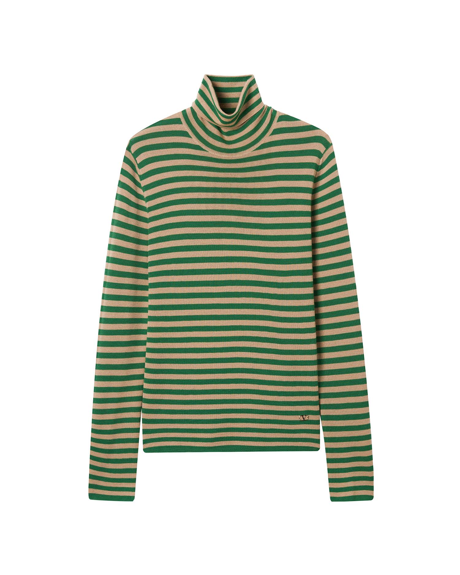 Striped turtleneck by VALENTINO