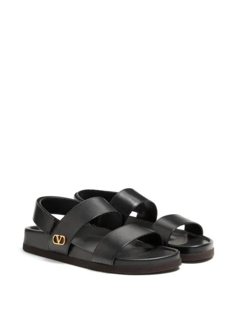 Studshield calfskin sandals by VALENTINO