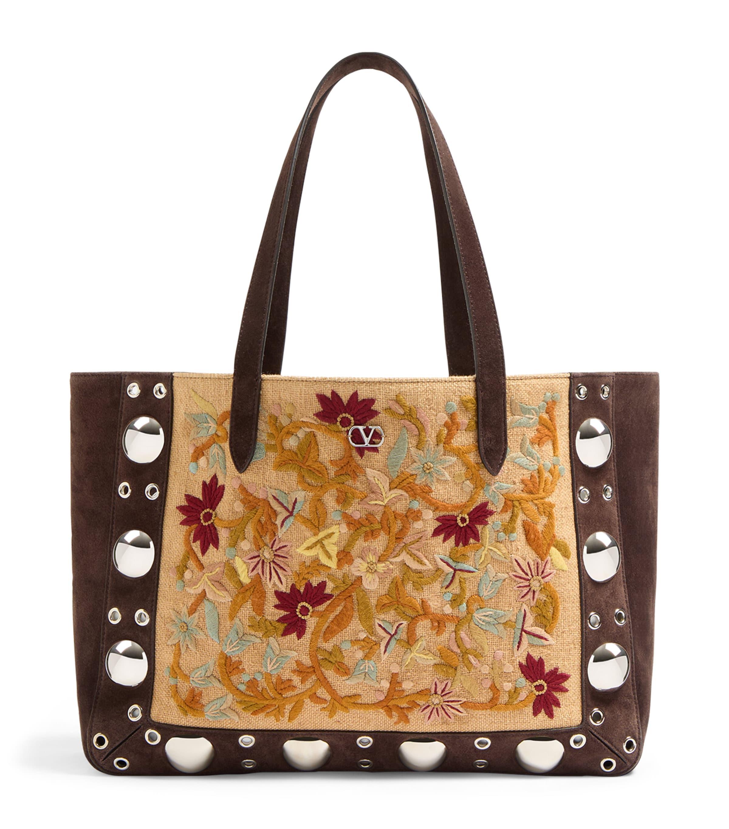 Suede Nellcote Tote Bag by VALENTINO