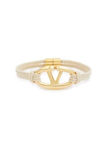 The Bold Edition VLogo cord bracelet by VALENTINO