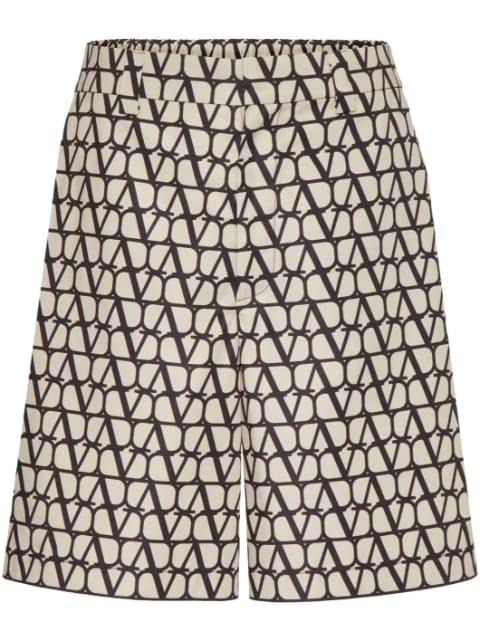 Toile Iconographe bermuda shorts by VALENTINO