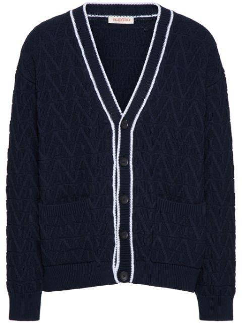 Toile Iconographe cotton cardigan by VALENTINO