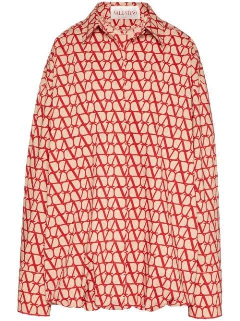 Toile Iconographe shirtdress by VALENTINO