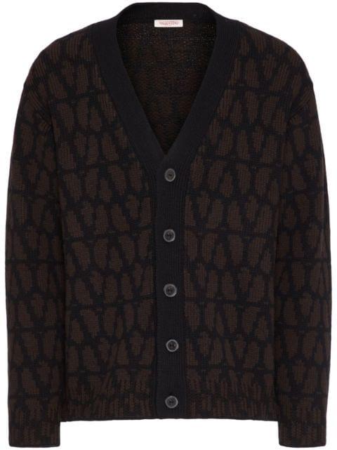 Toile Iconographe wool cardigan by VALENTINO