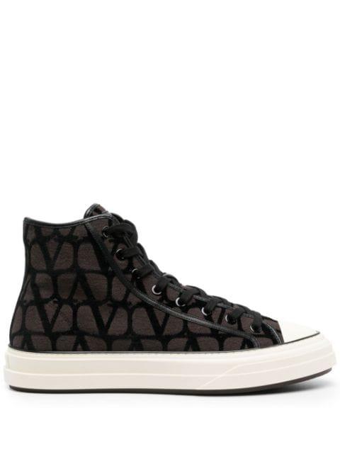 Tootaloop logo-print hi-top sneakers by VALENTINO
