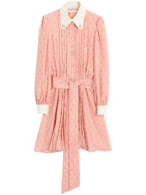 Toute La V silk mini dress by VALENTINO