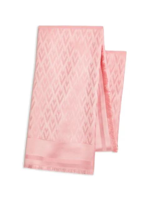 Toute La V wool and silk shawl by VALENTINO